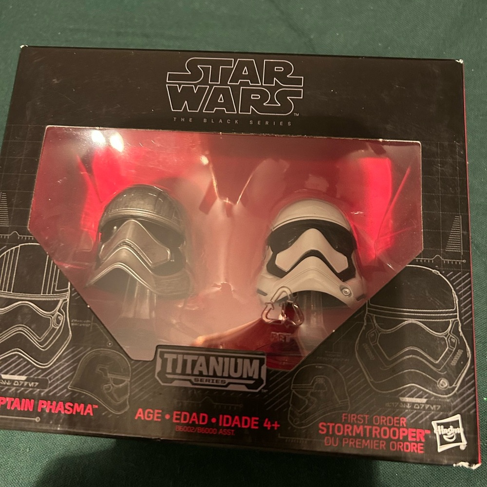 Hasbro Star Wars Black and Silver Helmets Set